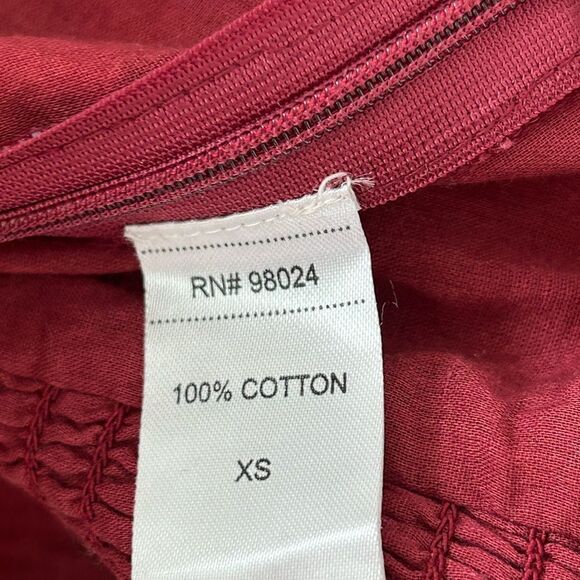 Anthropologie Love the Label Puff Sleeve Smocked Shirt - Picture 9 of 11